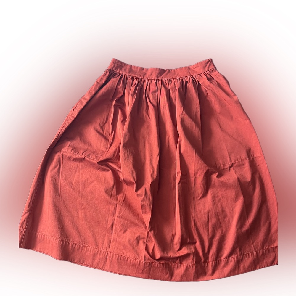 Zara woman midi A lined skirt